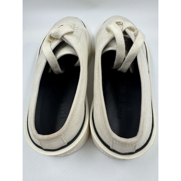 FEAR OF GOD 101 BACKLESS OFF WHITE CANVAS TRAINERS SNEAKERS EU 38 7US - Picture 8 of 16